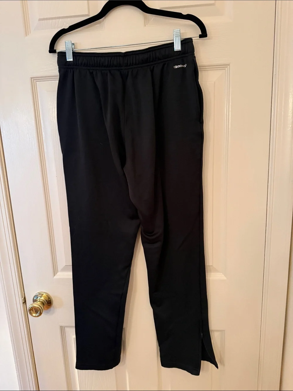 adidas Black Men's Training Joggers with Zip Cuffs